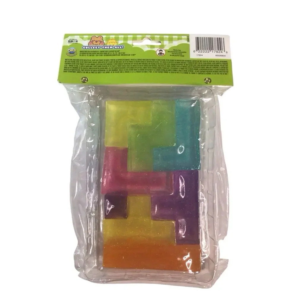 New Glitter Squish Bricks Taba Squishy Fidget Toy Colorful